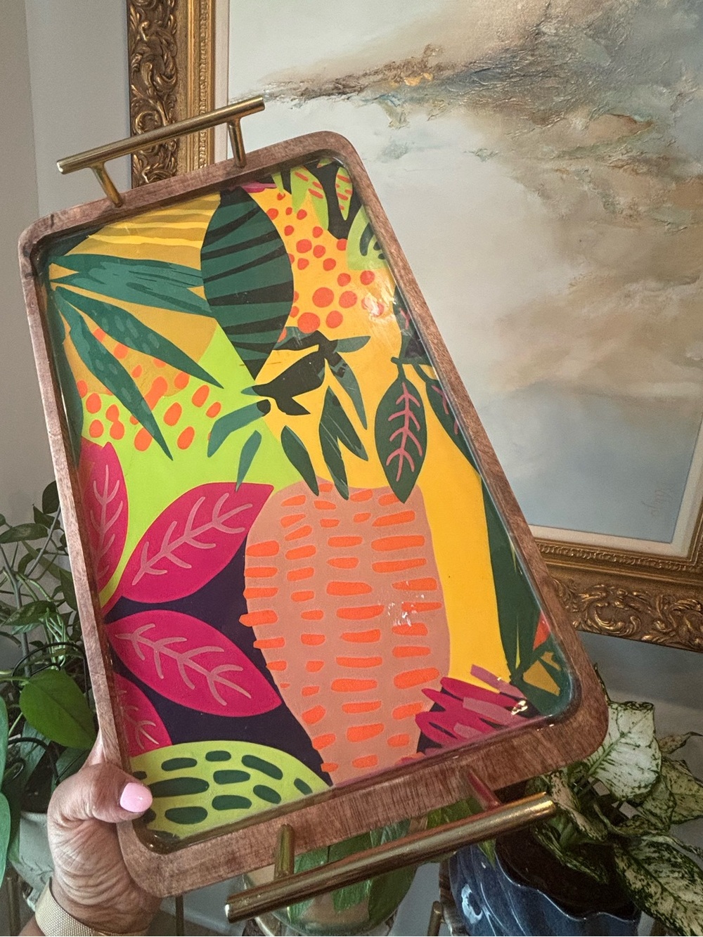 Vibrant Tropical Tray